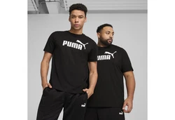 PUMA T-Shirt Essentials No. 1 Logo Herren Lila/Schwarz