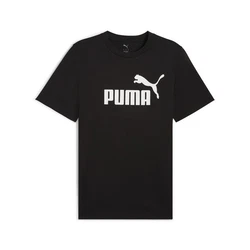PUMA T-Shirt Essentials No. 1 Logo Herren Lila/Schwarz