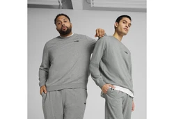 PUMA Sweatshirt Essentials Small No. 1 Logo Crewneck Herren Grau/Hellgrau/Dunkelgrau/Silber
