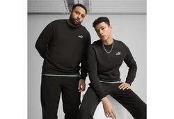 PUMA Sweatshirt Essentials Small No. 1 Logo Crewneck Herren Schwarz