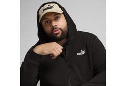 PUMA Sweatjacke Essentials No. 1 Logo Kapuzenjacke Schwarz