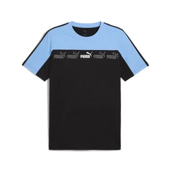 PUMA T-Shirt Around The Block Blau/Schwarz/Hellblau