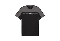 PUMA T-Shirt Around The Block Grau/Dunkelgrau/Schwarz