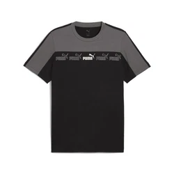 PUMA T-Shirt Around The Block Grau/Dunkelgrau/Schwarz