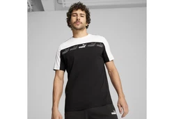 PUMA T-Shirt Around The Block Schwarz/Weiß