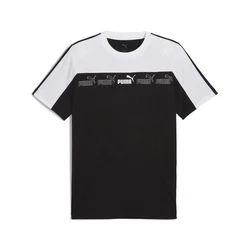 PUMA T-Shirt Around The Block Schwarz/Weiß