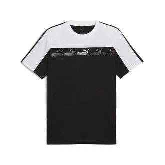 PUMA T-Shirt Around The Block Schwarz/Weiß