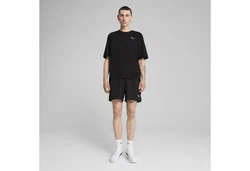 PUMA T-Shirt WARDROBE ESS Boxy Herren Schwarz