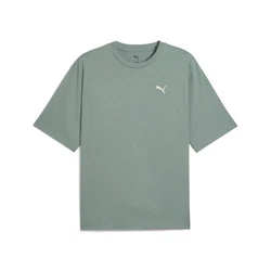 PUMA T-Shirt WARDROBE ESS Boxy Herren Grün/Dunkelgrün/Hellgrün