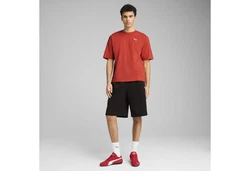 PUMA T-Shirt WARDROBE ESS Boxy Herren Rot/Orange