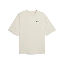 PUMA T-Shirt WARDROBE ESS Boxy Herren Khaki/Beige