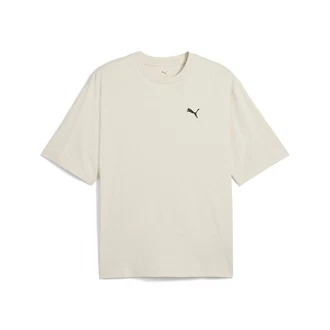 PUMA T-Shirt WARDROBE ESS Boxy Herren Khaki/Beige