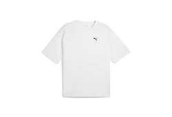PUMA T-Shirt WARDROBE ESS Boxy Herren weiß