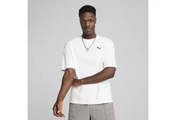 PUMA T-Shirt WARDROBE ESS Boxy Herren weiß