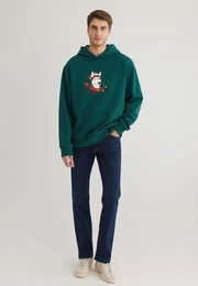Kapuzenpullover XMAS DOG HOODIE Weihnachtspullover