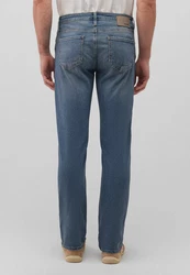 Mavi Straight Jeans MARCUS Creme/Weiß/Hellblau/Blau