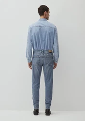 Mavi Slim-fit-Jeans MILAN Tapered Leg Pants Hellblau/Blau/Grau