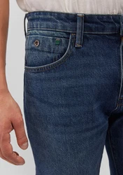 Mavi Straight Jeans LONDON Dunkelblau/Blau/Creme