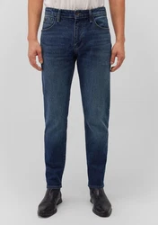 Mavi Straight Jeans LONDON Dunkelblau/Blau/Creme