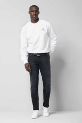 MEYER 5-Pocket-Jeans M5 Slim Five Pocket Dunkelgrau/Dunkelblau/Grau/Blau