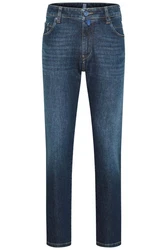 MEYER 5-Pocket-Jeans M5 Slim Five Pocket Blau/Dunkelblau/Lila
