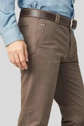 MEYER Chinohose Roma Khaki/Braun