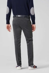 MEYER Chinos Roma Stretch-Dehnbund Dunkelblau/Dunkelgrau/Grau