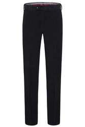 MEYER Chinos Roma Stretch-Dehnbund Dunkelblau/Rot/Hellblau