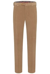 MEYER Chinos Roma Stretch-Dehnbund Khaki/Braun/Beige