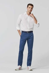 MEYER Chinohose Roma Blau/Dunkelblau