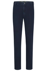 MEYER Chinos 5-Pocket-Jeans BONN Dunkelblau/Hellblau