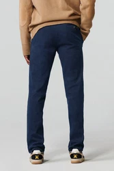 MEYER Chinos 5-Pocket-Jeans BONN Dunkelblau/Hellblau