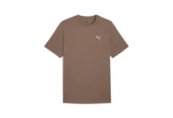 PUMA T-Shirt WARDROBE ESS Herren Khaki/Braun/Grau