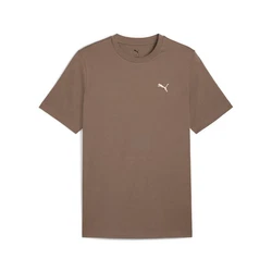 PUMA T-Shirt WARDROBE ESS Herren Khaki/Braun/Grau