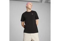 PUMA T-Shirt WARDROBE ESS Herren Schwarz