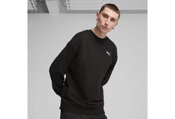 PUMA Sweatshirt WARDROBE ESS Relaxed Rundhalsshirt Schwarz