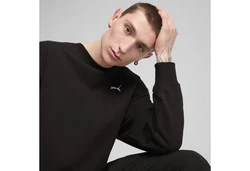 PUMA Sweatshirt WARDROBE ESS Relaxed Rundhalsshirt Schwarz