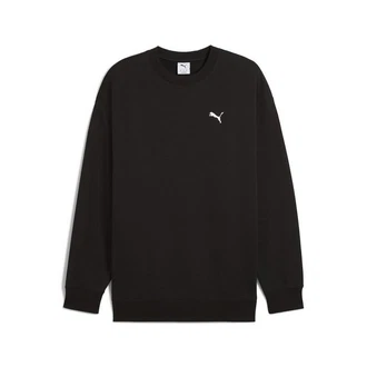 PUMA Sweatshirt WARDROBE ESS Relaxed Rundhalsshirt Schwarz