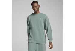 PUMA Sweatshirt WARDROBE ESS Relaxed Rundhalsshirt Grün/Hellgrün/Dunkelgrün