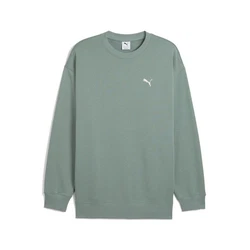 PUMA Sweatshirt WARDROBE ESS Relaxed Rundhalsshirt Grün/Hellgrün/Dunkelgrün