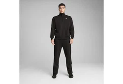 PUMA Sweatshirt WARDROBE ESS Relaxed Rundhalsshirt Schwarz/Braun