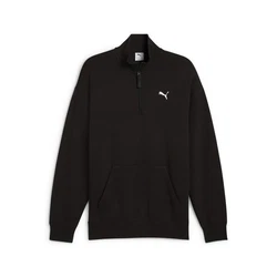 PUMA Sweatshirt WARDROBE ESS Relaxed Rundhalsshirt Schwarz/Braun