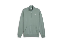PUMA Sweatshirt WARDROBE ESS Relaxed Rundhalsshirt Grün/Hellgrün