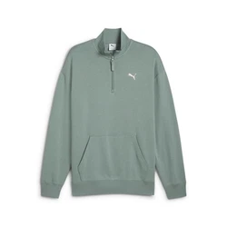 PUMA Sweatshirt WARDROBE ESS Relaxed Rundhalsshirt Grün/Hellgrün