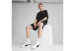 PUMA T-Shirt WARDROBE ESS Oversized T-Shirt Herren Schwarz