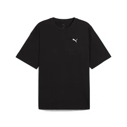 PUMA T-Shirt WARDROBE ESS Oversized T-Shirt Herren Schwarz