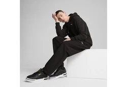 PUMA Hoodie WARDROBE ESS Relaxed Herren Schwarz