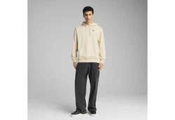 PUMA Hoodie WARDROBE ESS Relaxed Herren Khaki/Beige