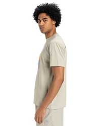 Quiksilver T-Shirt Feel The Outside Khaki/Beige/Gelb