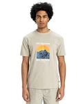 Quiksilver T-Shirt Feel The Outside Khaki/Beige/Gelb